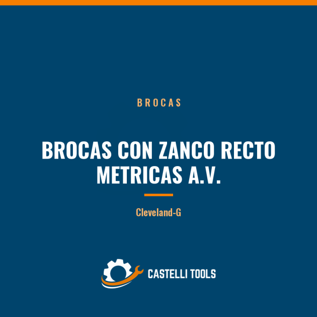 BROCAS CON ZANCO RECTO METRICAS A.V.